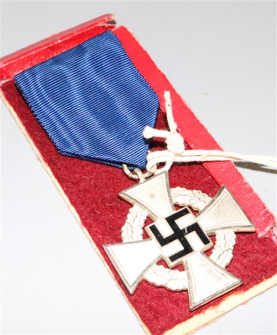 A Nazi 25 Year Service medal